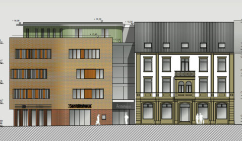 Ansicht vom Bahnhofsplatz